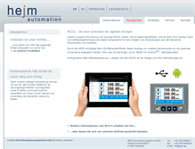 Tablet Screenshot of hejm.de